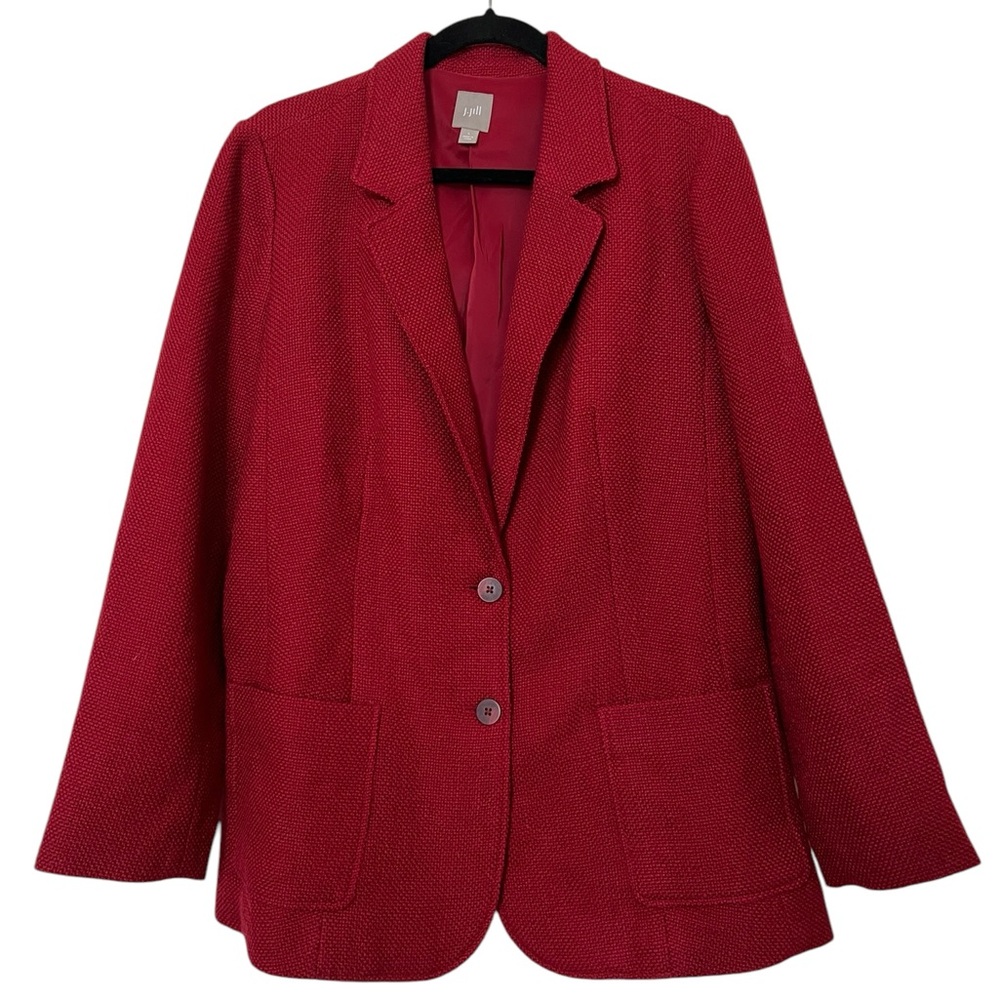 J. Jill Red Blazer